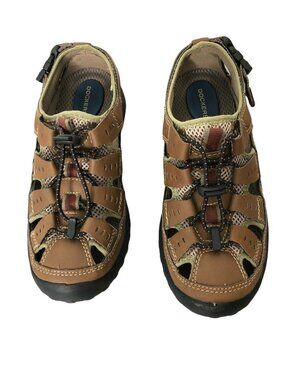 Dockers Water Sports Shoes Mens 7M Lookout Rust Slip-On Sandals Fisherman